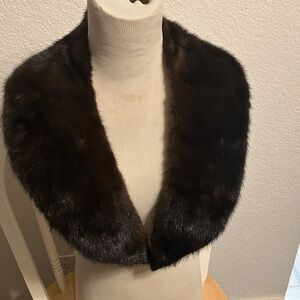 Elegant Black Faux Fur Wrap